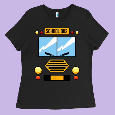 School Bus Costume Cool Halloween Ladies Tee Designed By Artisfamous