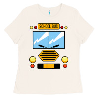 Bone school bus costume cool halloween Ladies Tee - artisFamous