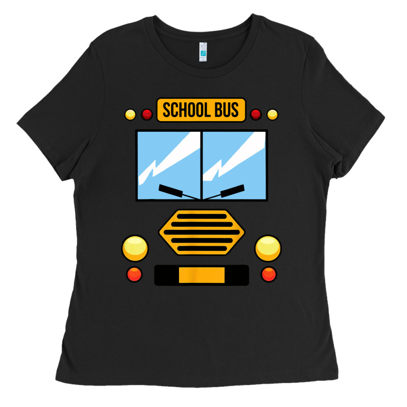 School Bus Costume Cool Halloween Ladies Tee by artisFamous | Teevron