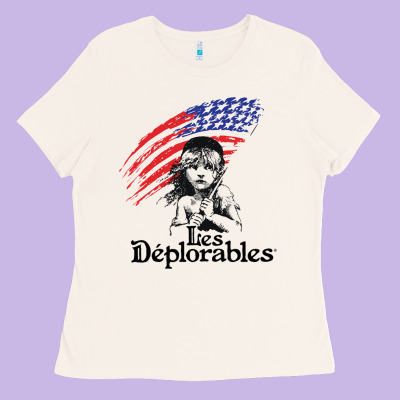 Les Deplorables Ladies Tee Designed By Artisfamous