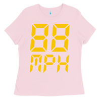 Bubblegum Pink 88mph funny Ladies Tee - artisFamous