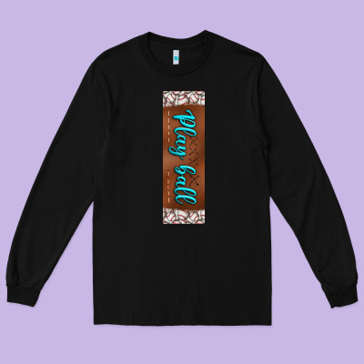 Baseball Pen Wraps Long Sleeve Tee Designed By Bundleandbundleshop
