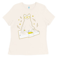 Bone cat dj Ladies Tee - artisFamous