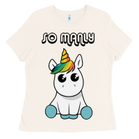 Bone so manly funny unicorn Ladies Tee - artisFamous