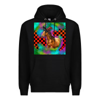 Black Halloween Quarter Horse Premium Hoodie - LillyAllenDesigns