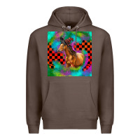 Coffee Halloween Quarter Horse Premium Hoodie - LillyAllenDesigns
