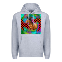 Heather Grey Halloween Quarter Horse Premium Hoodie - LillyAllenDesigns
