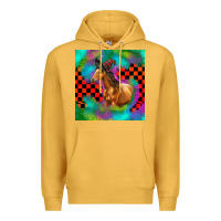 Mustard Halloween Quarter Horse Premium Hoodie - LillyAllenDesigns