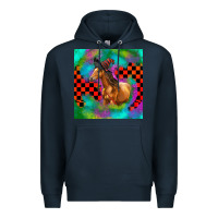 Navy Halloween Quarter Horse Premium Hoodie - LillyAllenDesigns