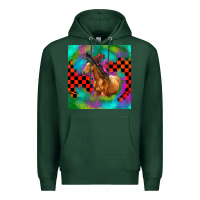 Sports Green Halloween Quarter Horse Premium Hoodie - LillyAllenDesigns