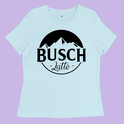 Busch Latte Ladies Tee Designed By Artisfamous