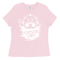 Bubblegum Pink camp crystal lake sweatshirt Ladies Tee - artisFamous