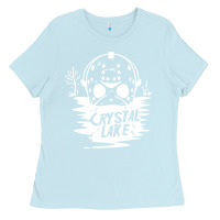 Baby Blue camp crystal lake sweatshirt Ladies Tee - artisFamous