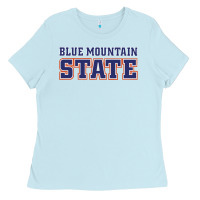 Baby Blue blue mountain state Ladies Tee - artisFamous