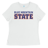 White blue mountain state Ladies Tee - artisFamous