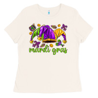 Bone Mardi Gras with jester hat Ladies Tee - HowdyJamesFarm