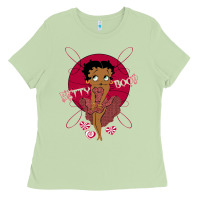 Matcha Black Betty Boop Ladies Tee - artisFamous