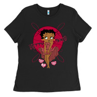 Black Black Betty Boop Ladies Tee - artisFamous