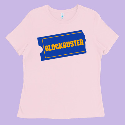 Blockbuster Ticket Ladies Tee Designed By Artisfamous