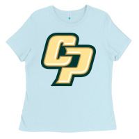 Baby Blue Cal Poly CP Ladies Tee - artisFamous