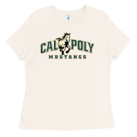 Bone cal poly mustangs Ladies Tee - artisFamous