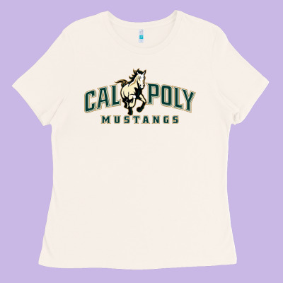 Cal Poly Mustangs Ladies Tee Designed By Artisfamous