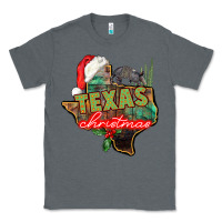 Charcoal Heather texas christmas Classic Tee - CowGirlArtShop