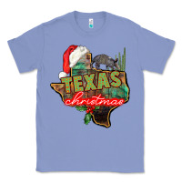 Colony Blue texas christmas Classic Tee - CowGirlArtShop