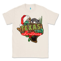 Natural texas christmas Classic Tee - CowGirlArtShop