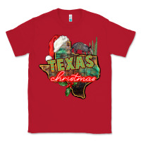Red texas christmas Classic Tee - CowGirlArtShop