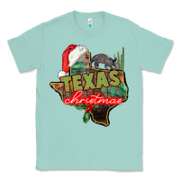 Seafoam texas christmas Classic Tee - CowGirlArtShop