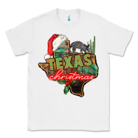 White texas christmas Classic Tee - CowGirlArtShop