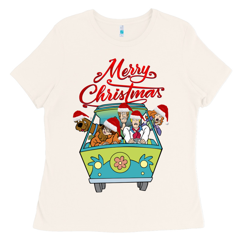 Scooby Doo Merry Christmas Ladies Tee by artisFamous | Teevron