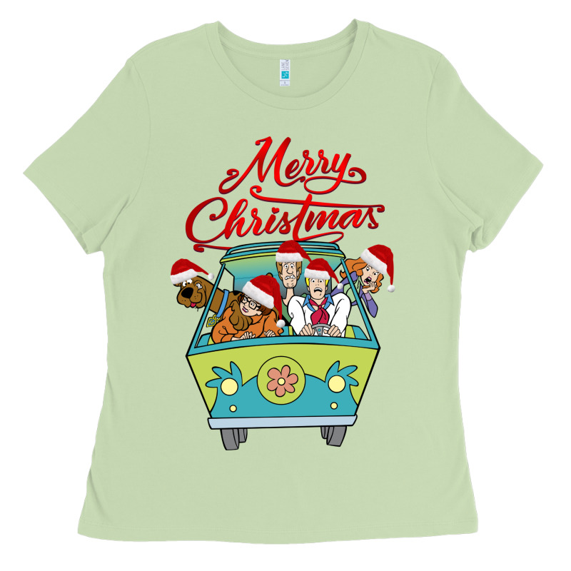 Scooby Doo Merry Christmas Ladies Tee by artisFamous | Teevron