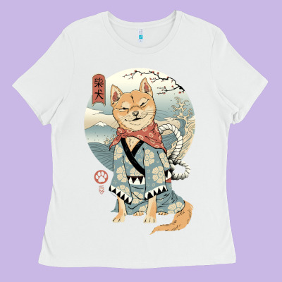 Shiba Inu Dog Japan Ladies Tee Designed By Artisfamous