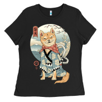 Black shiba inu dog japan Ladies Tee - artisFamous