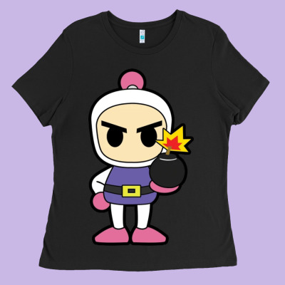 Bomberman Ladies Tee Designed By Artisfamous