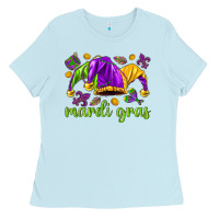 Mardi Gras With Jester Hat Ladies Tee | Teevron