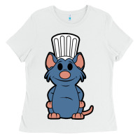 White ratatouille remy Ladies Tee - artisFamous