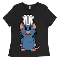 Black ratatouille remy Ladies Tee - artisFamous