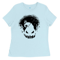 Baby Blue jacks nightmare Ladies Tee - artisFamous