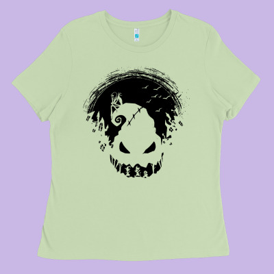 Jacks Nightmare Ladies Tee Designed By Artisfamous