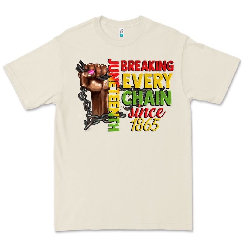 Juneteenth Breaking Every Chain Since 1865 Woman F Premium Tee by CowGirlArtShop | Teevron