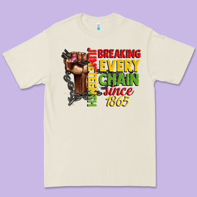 Juneteenth Breaking Every Chain Since 1865 Woman F Premium Tee Designed By Cowgirlartshop