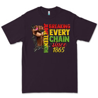 Plum juneteenth breaking every chain since 1865 woman f Premium Tee - CowGirlArtShop