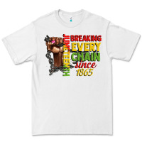 White juneteenth breaking every chain since 1865 woman f Premium Tee - CowGirlArtShop