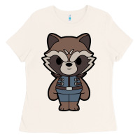 Bone rocket racoon chibi Ladies Tee - artisFamous