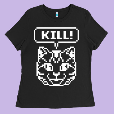 Kill No More Heroes Cat Ladies Tee Designed By Artisfamous