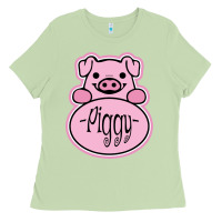 Matcha pig piggy costume Ladies Tee - artisFamous