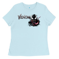 Baby Blue VENOM THE MOVIE Ladies Tee - artisFamous